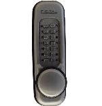 Lockey 1600DC Keyless Mechanical Digital Double Sided Spring Latch Door Lock Satin Nickel